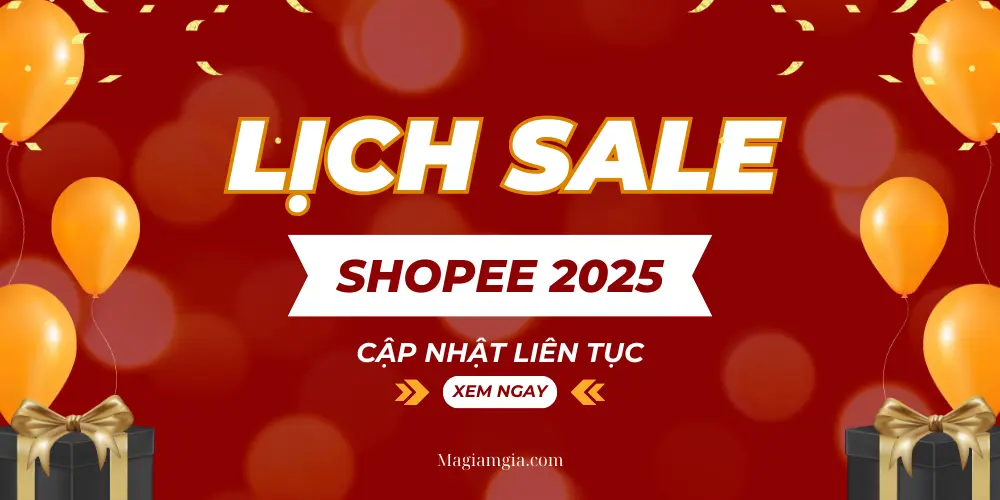 Lịch sale Shopee 2026