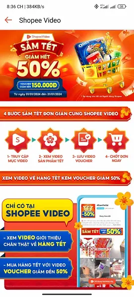 Voucher Shopee video