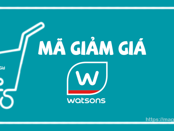 Mã Giảm Giá Watsons Tháng 12/2024